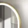 Maya Battery Operated Brushed Brass Arched LED Mirror 750x500mm