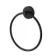 Sofia Matt Black Towel Ring