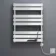 Santorini Electric Chrome Flat Panel Heated Towel Rail 800x600mm