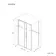 Lisbon 8mm Sliding Shower Enclosure 1500x700mm