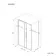 Lisbon 8mm Sliding Shower Enclosure 1700x800mm