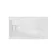 Berlin Rectangular Matt White Slate Effect SMC Composite Shower Tray 1500x800mm