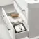 Omaha Gloss White Wall Hung Basin Drawer Vanity 600mm