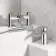 Severn Chrome Basin & Shower Bath Mixer Tap Set