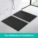 Berlin Rectangular Matt Black Slate Effect SMC Composite Shower Tray 1200x700mm