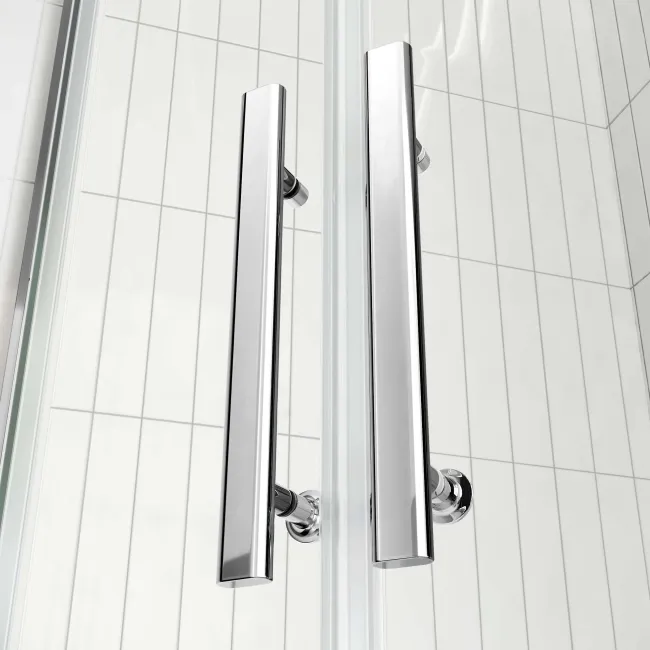 Hamburg Easy Clean 8mm Quadrant Shower Enclosure 800x800mm - Easy Fix Feature