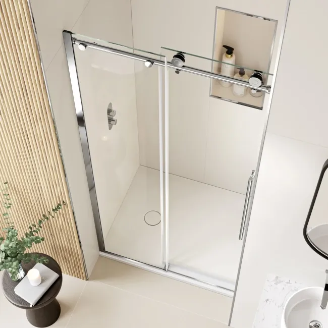 Prague 8mm Soft-Closing Sliding Shower Door 1000mm
