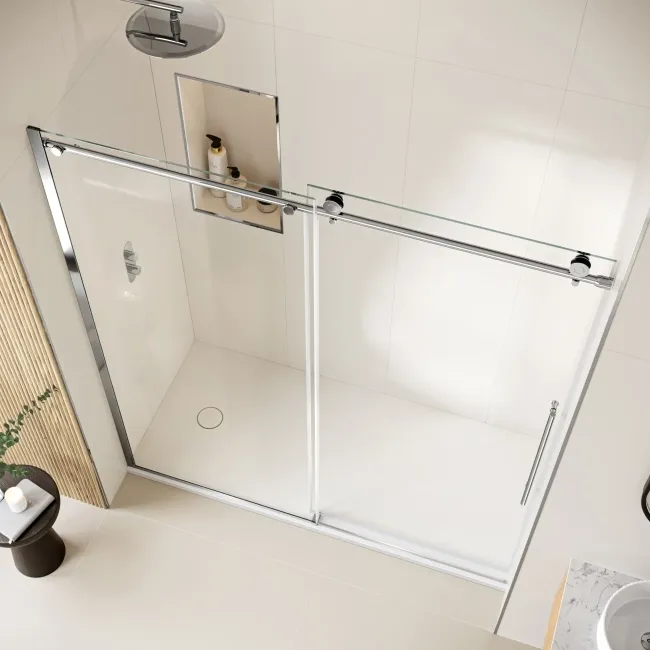 Prague 8mm Soft-Closing Sliding Shower Door 1700mm