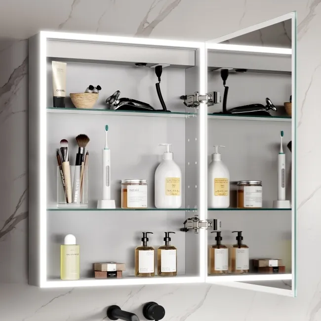 Margot Illuminated LED Mirror Cabinet 700x500mm