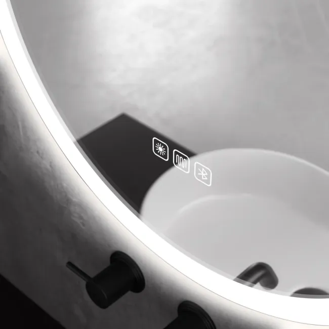 Alisha Pill Illuminated LED Mirror With BLUETOOTH Speaker 900x500mm