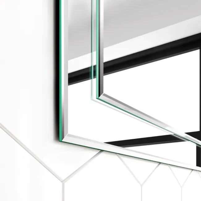 Bella Art Deco Bathroom Mirror 700x500mm
