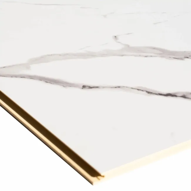 Trepanel Style® Carrara Marble Effect Matt WPC Laminated Wall Panel