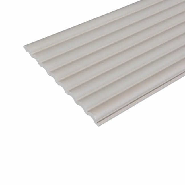 Trepanel Aqua 3D® Waterproof Taupe Fluted Wall Panel 3 Pack (Covers 1.80 SQM)