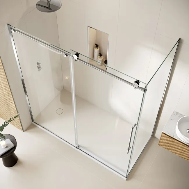 Prague 8mm Soft Closing Sliding Shower Enclosure 1800x700mm