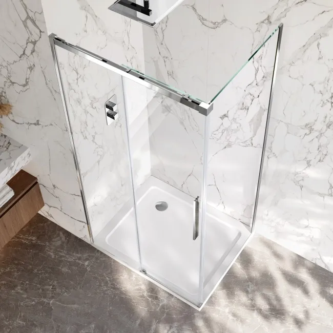 Lisbon 8mm Sliding Shower Enclosure 1000x800mm
