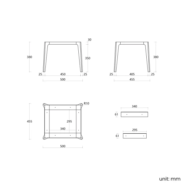 Positano Natural Oak Curved Vanity Unit 800mm