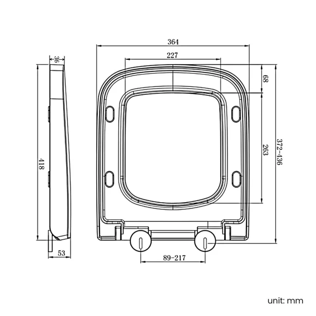 Boise Rimless Close Coupled Toilet With Soft Close Seat