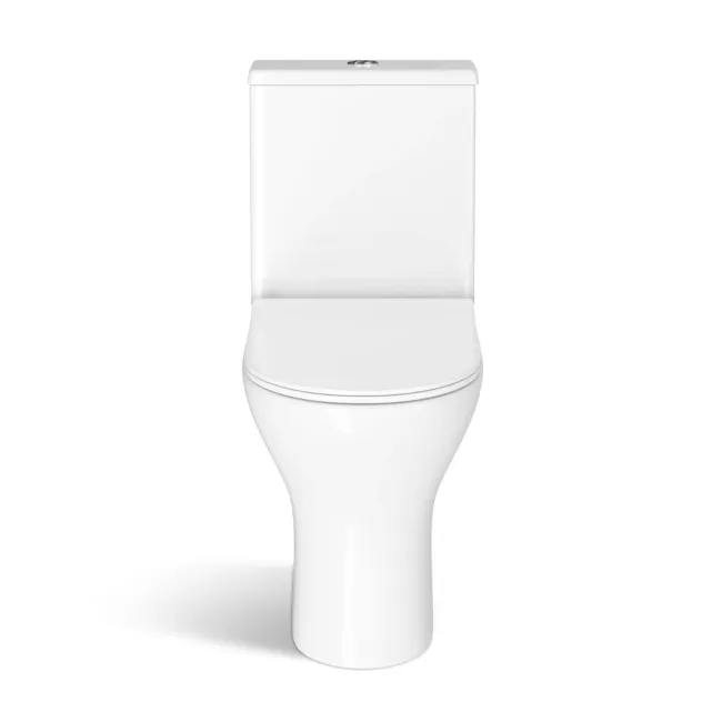 Napa Rimless Close Coupled Toilet With Slim Soft Close Seat