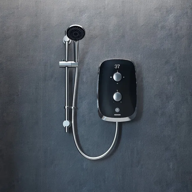 Aqualisa eMOTION Electric Shower - 9.5KW - Midnight Black