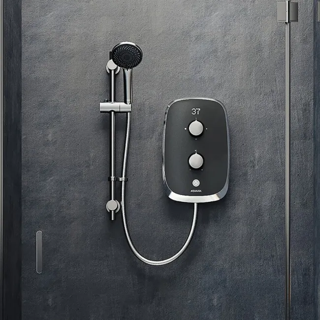 Aqualisa eMOTION Electric Shower - 9.5KW - Space Grey