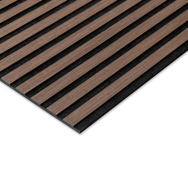 Trepanel Lite® Flexible Walnut Brown Acoustic Wood Wall Panels