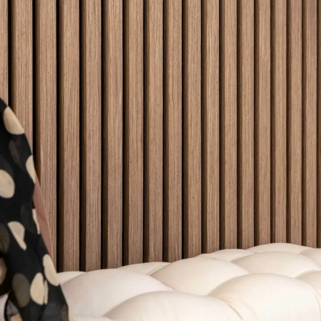 Trepanel® Smoked Oak Acoustic Wood Wall Panels