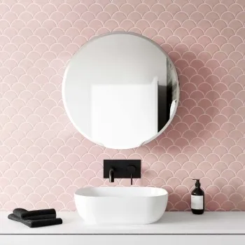 Harper Round Stainless Steel Mirror Cabinet 600mm