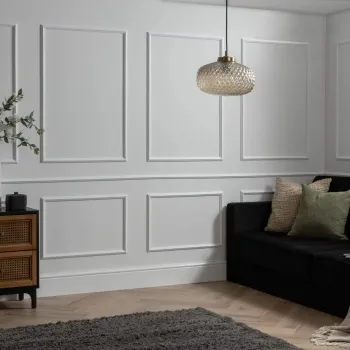 Trepanel Style® Paintable Astragal Moulded PS Wall Beading/Dado