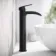 Eden Matt Black Waterfall High Rise Basin Mixer Tap