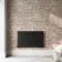 Faro Matt Black Single Flat Panel Horizontal Radiator 600x980mm
