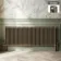 Athens Antique Gold Double Column Horizontal Traditional Radiator 600x1595mm