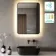 Mila Black Framed Backlit Illuminated LED Mirror With BLUETOOTH Speaker 700x500mm