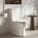 Alma Traditional Rimless Close Coupled Toilet With Premium Soft Close Slim Seat