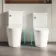 Loma 2-In-1 Combined Wash Basin & Rimless Comfort Height Toilet With Premium Soft Close Slim Seat