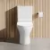 Brooklyn Rimless Close Coupled Toilet With Premium Soft Close Slim Seat