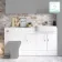 Harper Gloss White Combination Vanity Basin 1500mm (Excludes Pan + Cistern)