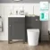 Bermuda Graphite Grey Combination Vanity Basin and Boston Toilet 1000mm