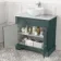 Lucia Midnight Green Vanity with Marble Top & Round Counter Top Basin 840mm