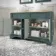 Lucia Midnight Green Double Vanity with Oak Effect Top & Round Counter Top Basin 1200mm