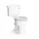 Lima Traditional Close Coupled Toilet With Cotton White Wooden Seat