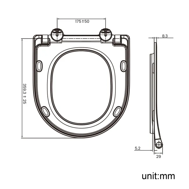 Manhattan Quick Release Soft Close Toilet Seat