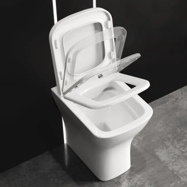 Atlanta Soft Close Seat for Comfort Height Back To Wall Toilet