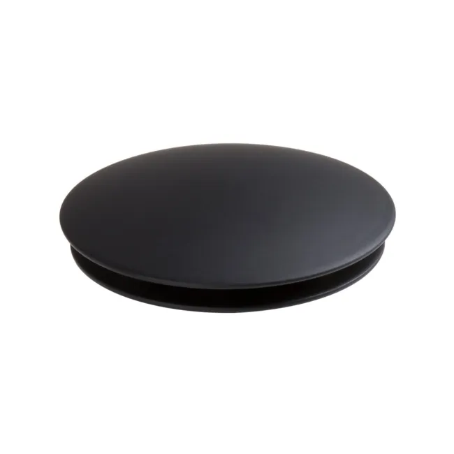 Matt Black Dome Top Pop Up Basin Waste - Unslotted