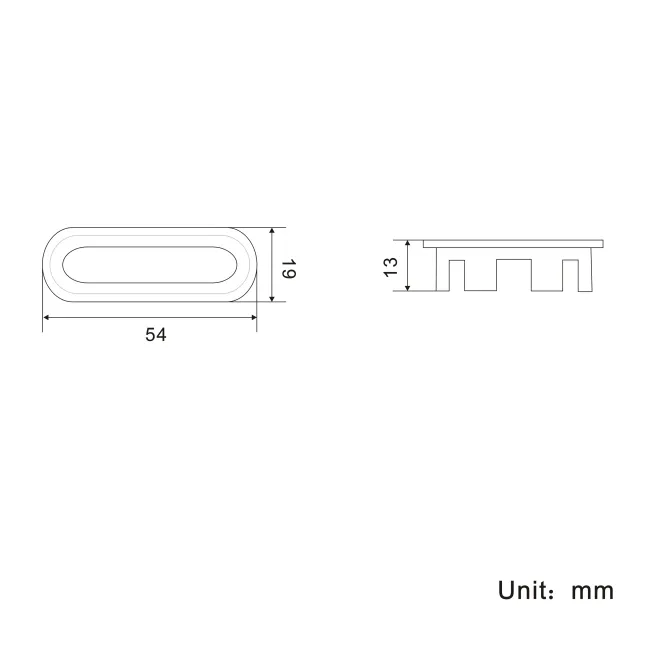 Matt Black Pill Basin Overflow Ring