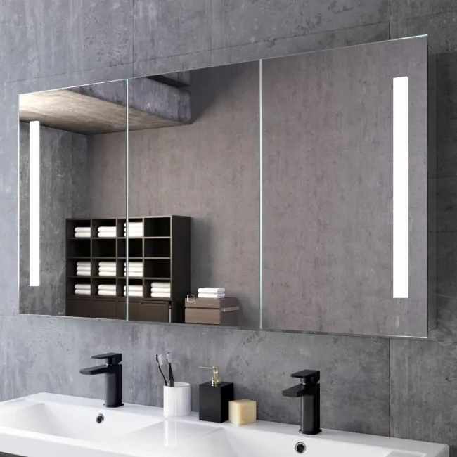 Emielia Illuminated LED Mirror Cabinet 650x1200mm