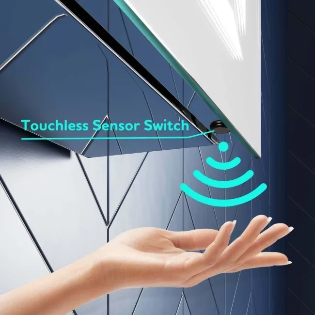 Haisley Illuminated LED Mirror Cabinet With BLUETOOTH Speaker 600x1000mm