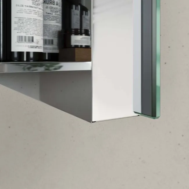 Madelyn Illuminated LED Corner Mirror Cabinet 600mm Tall