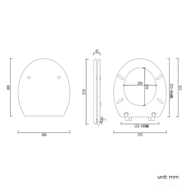Alma Traditional Rimless Close Coupled Toilet With Oak Effect Wooden Soft Close Seat