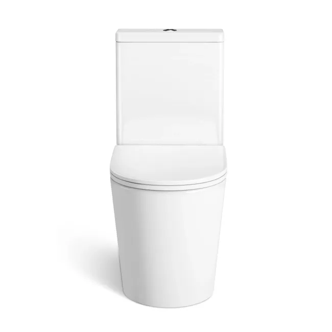 Loma Rimless Fully Back To Wall Close Coupled Toilet With Premium Soft Close Slim Seat