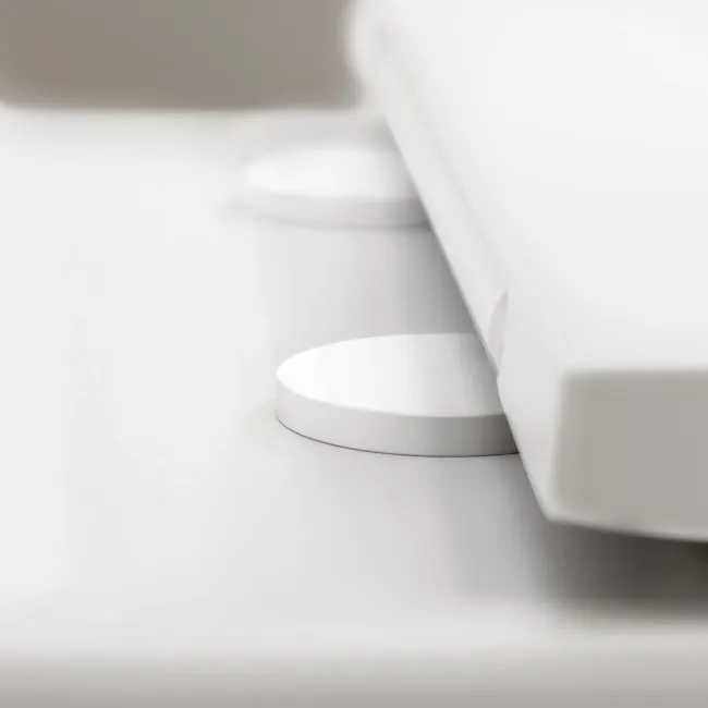 Kent Matt White Rimless Close Coupled Toilet With Premium Soft Close Slim Seat